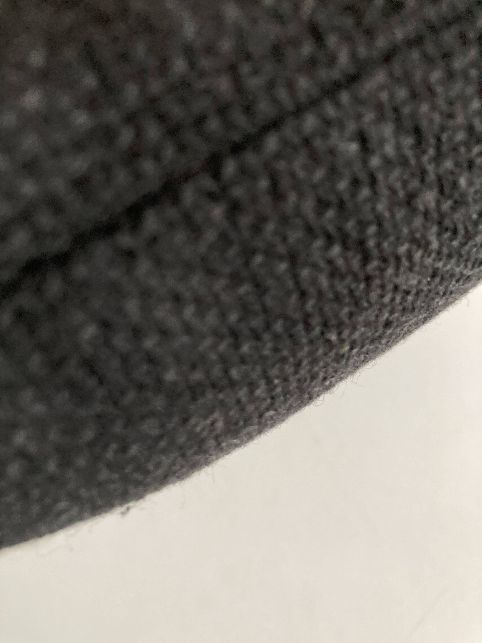 Nearby wool matt cushion Kvadrat black