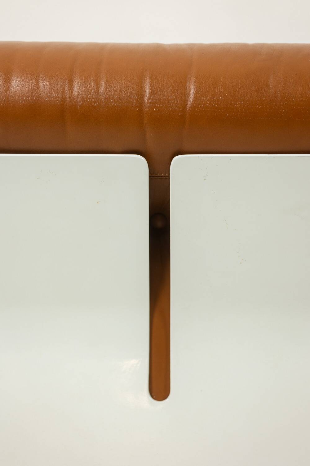 Mario Bellini, for B&B Amanta armchair in leather. Around 1970.