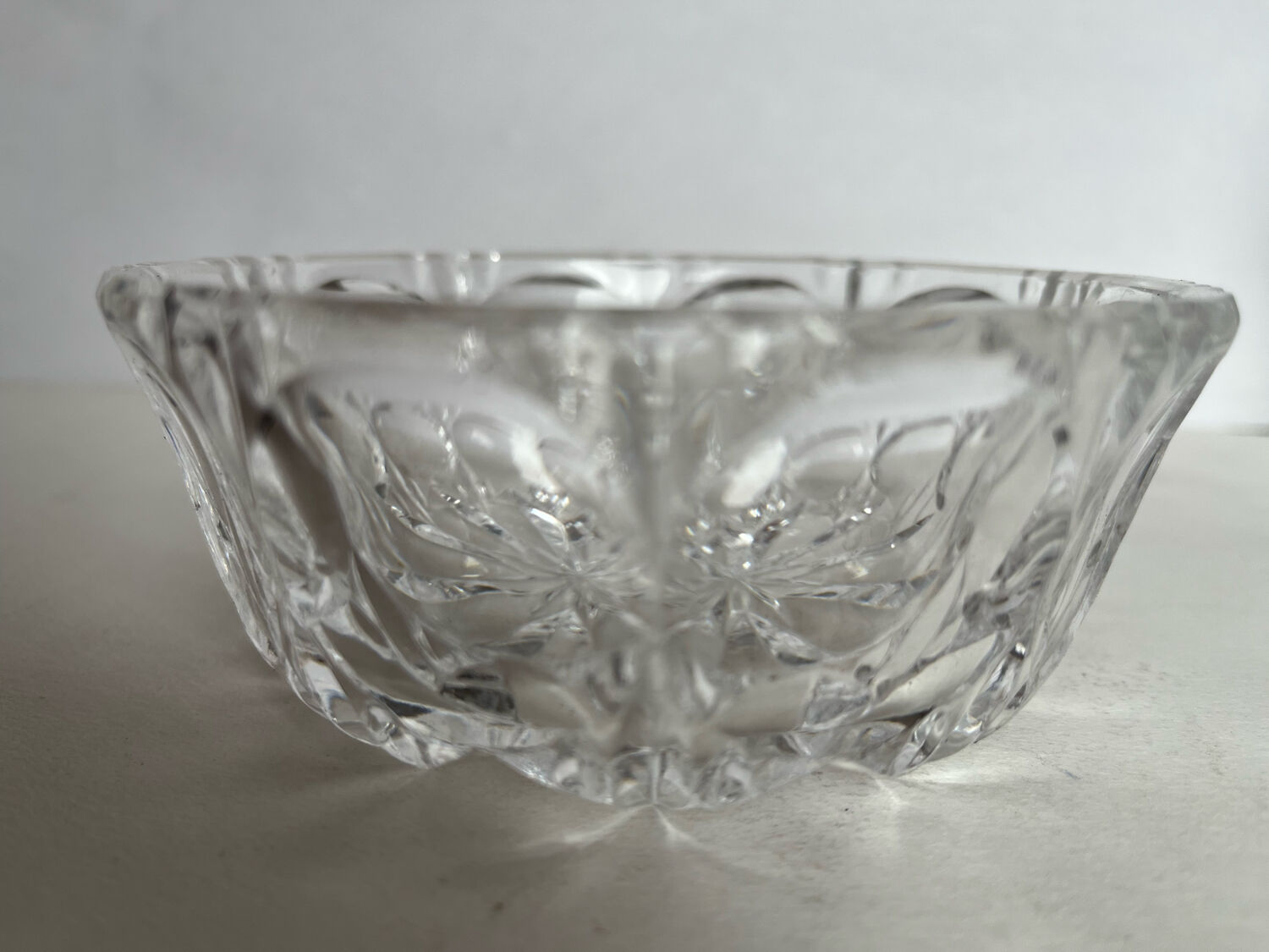 6 glass dessert cups