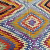 Turkish kilim rug,273x166 cm.MYK-1627