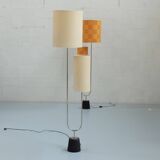 Pair (2x) of Diapason floor lamps for Arlus Paris France 1950 1960