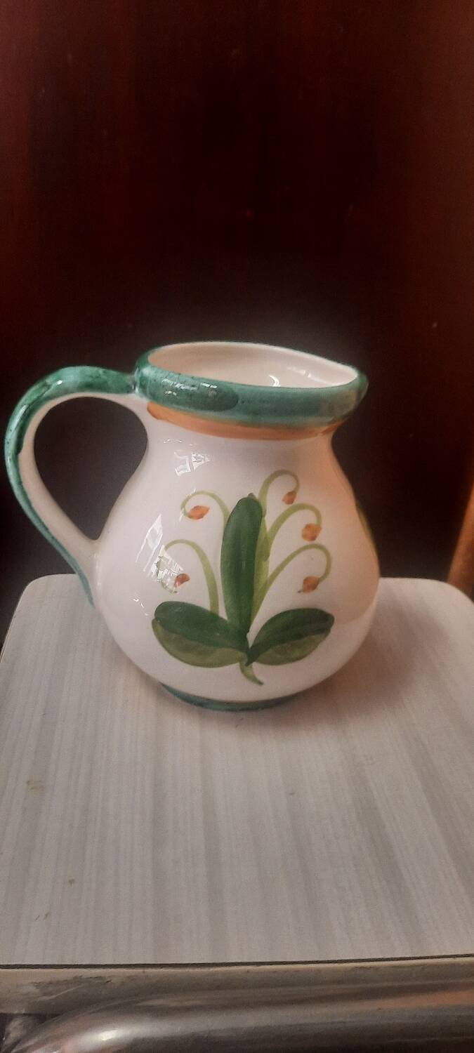 Italian ceramic pitcher