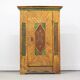 Armoire de mariée peinte d'art populaire