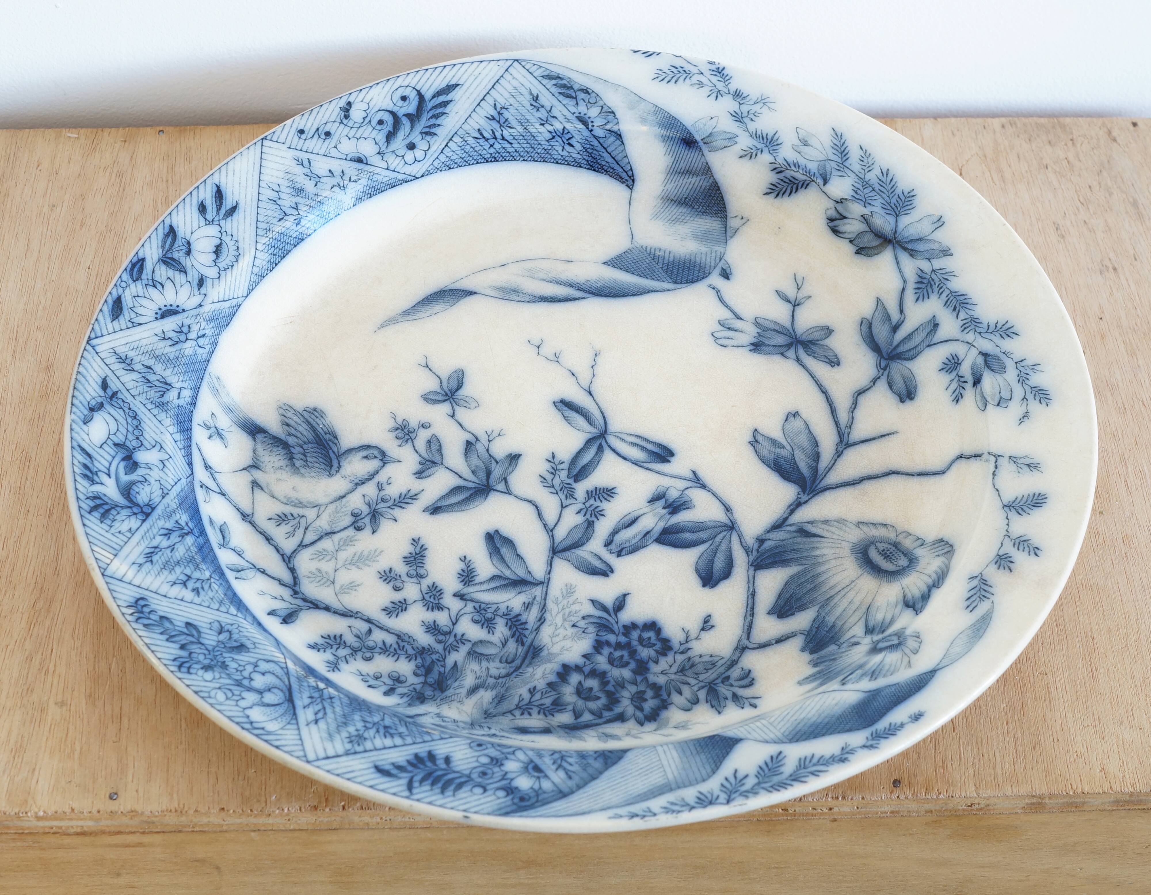 Old iron earth type dish 19th century