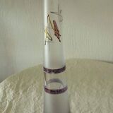Soliflor in contemporary glass with enameled decor