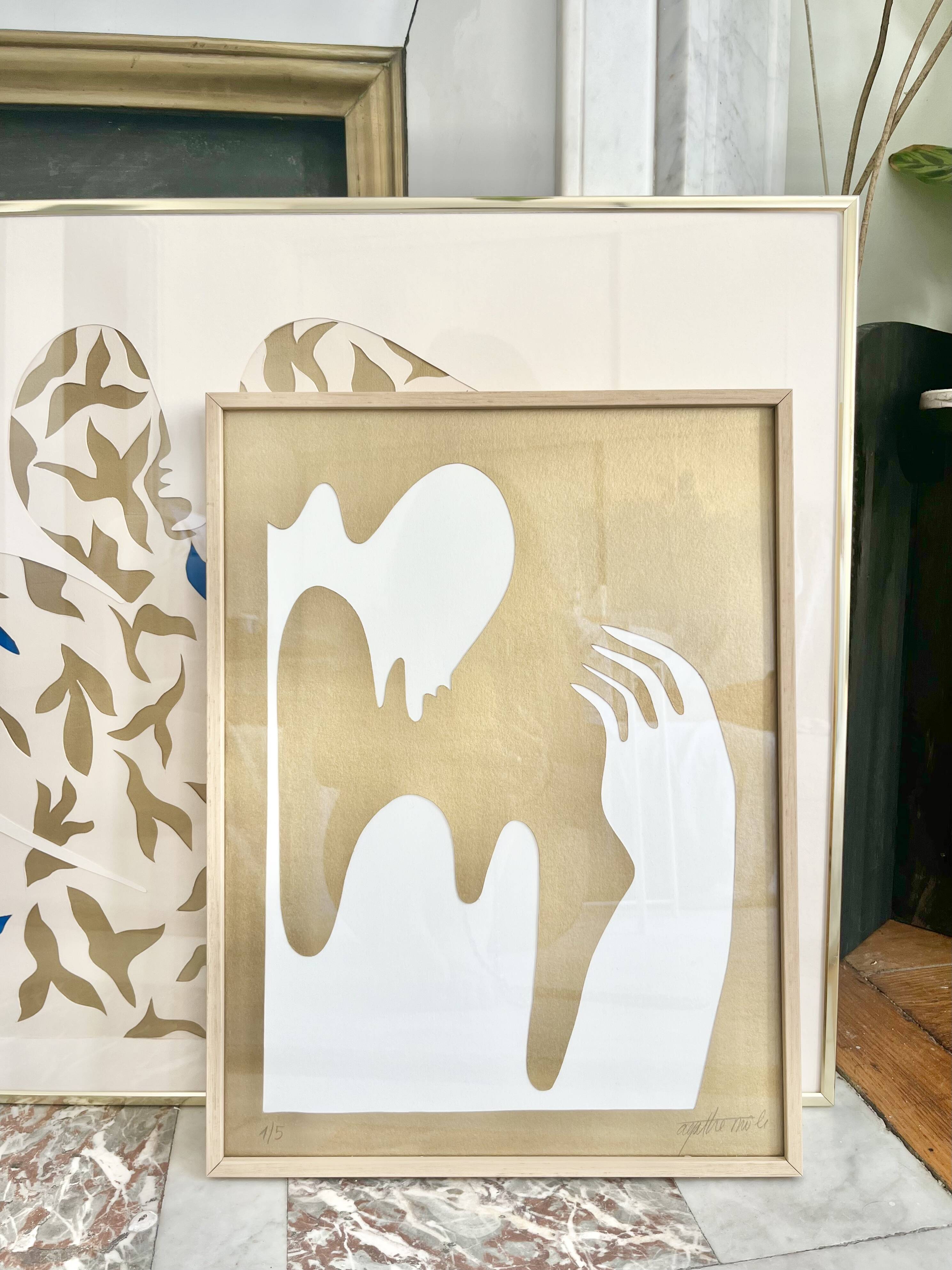 "Le parfum de l'été", 2023, format 50 x 70 cm, unique copy by Atelier Agapé