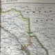 Carte ancienne Péninsule des Balkans 69x54cm
