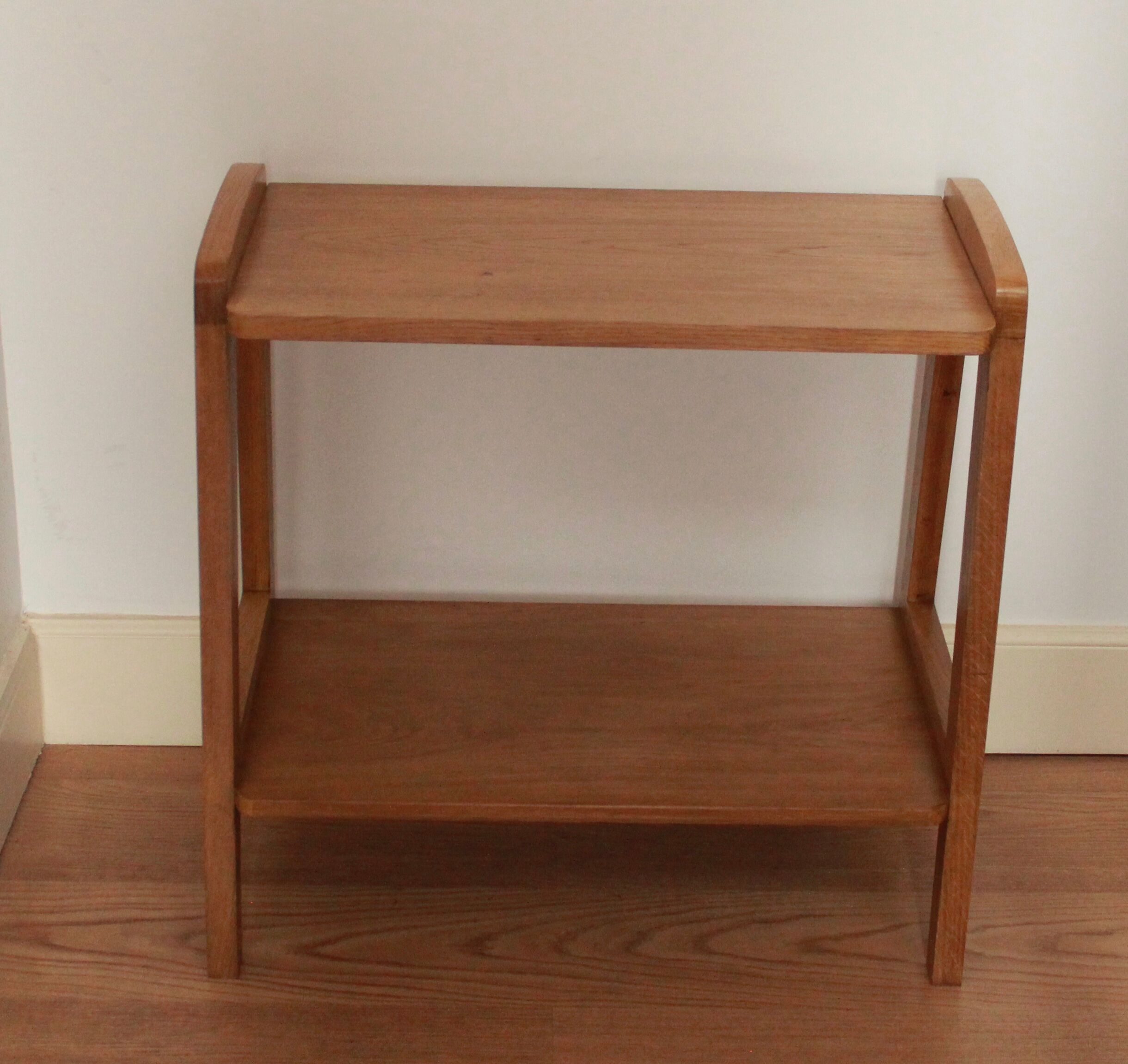 1970 solid oak console