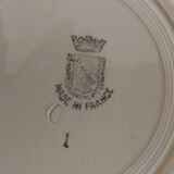 4 st. AMAND earthenware plates