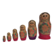 Traditional russian dolls "matryoshkas" from the 70s