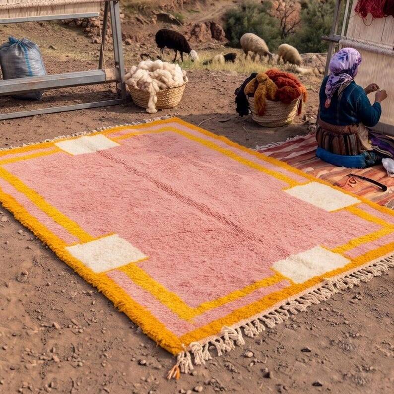 Handmade Berber Carpet – Softness, Authenticity & Character 200cm x 300cm