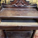 Console - Mahogany serving table from the Napoleon III period
