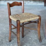 Pair of small Savoyard chairs