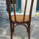 Bistro chair with buchon brand plate