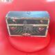 Antique chest in painted wood