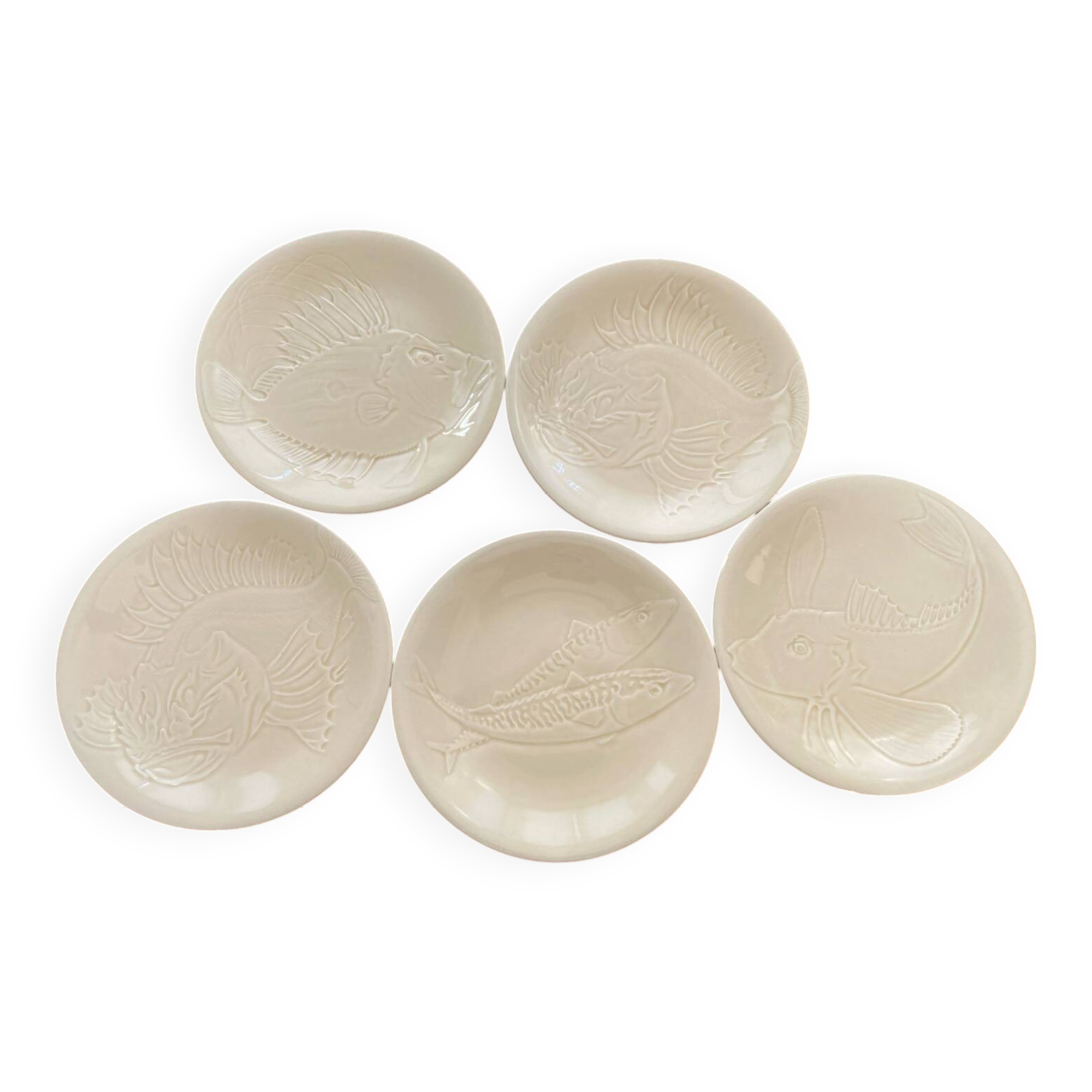 Proceram Vintage Fish Plates