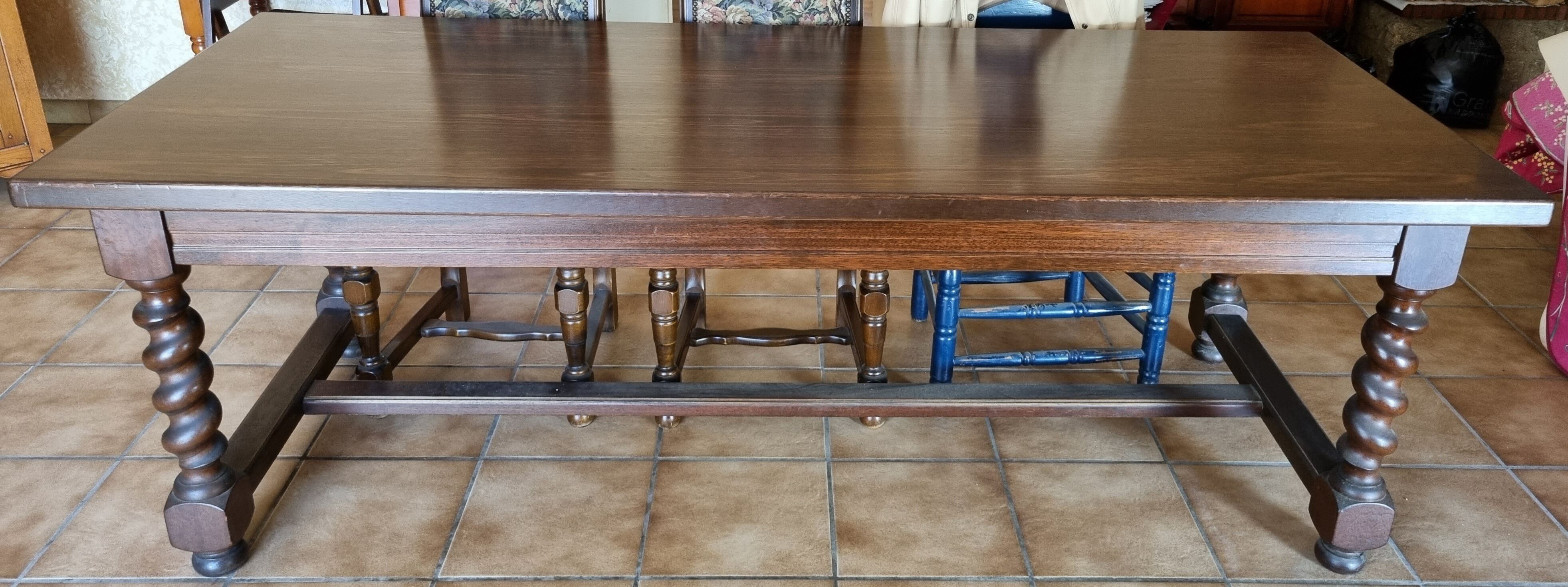 Antique dining table Louis XIII