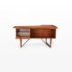 Freestanding Boomerang Writing Desk by Peter Løvig Nielsen for Løvig, 1960s
