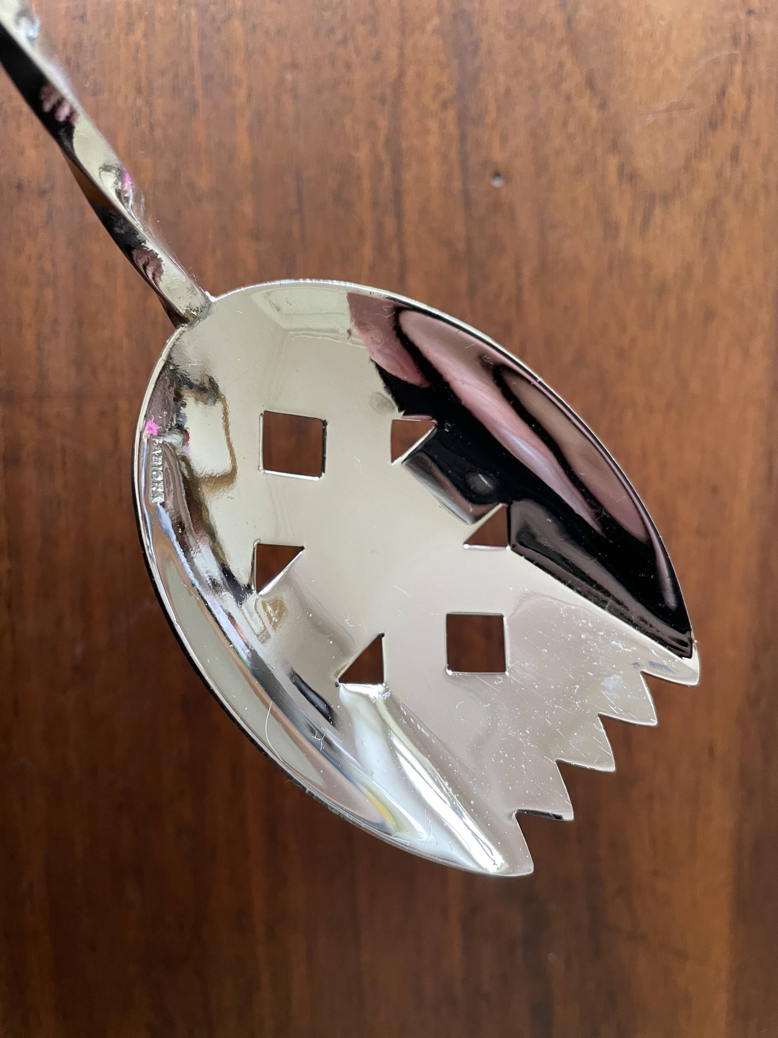 Vintage bamboo handle cutlery