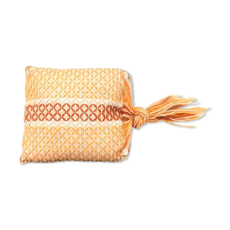 Vintage 70s knit cushion