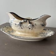 Sauce boat U & Cie Sarreguemines model “currants”