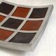 Vintage 1980s enamel and metal table centrepiece and catchall.