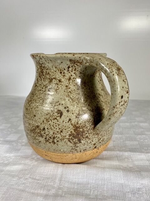 Turned sandstone water pitcher
