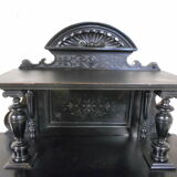 Blackened wooden buffet