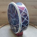 Vase tambourine floral decoration