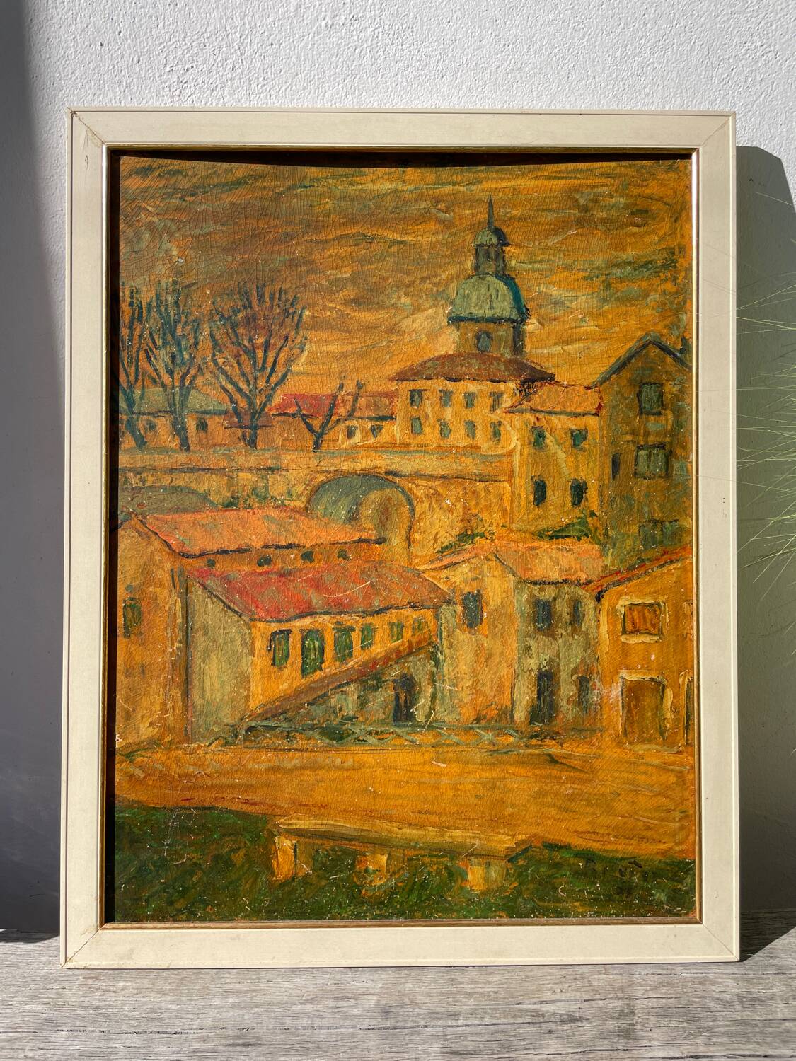 Cityscape painting by Jean-René Munoz