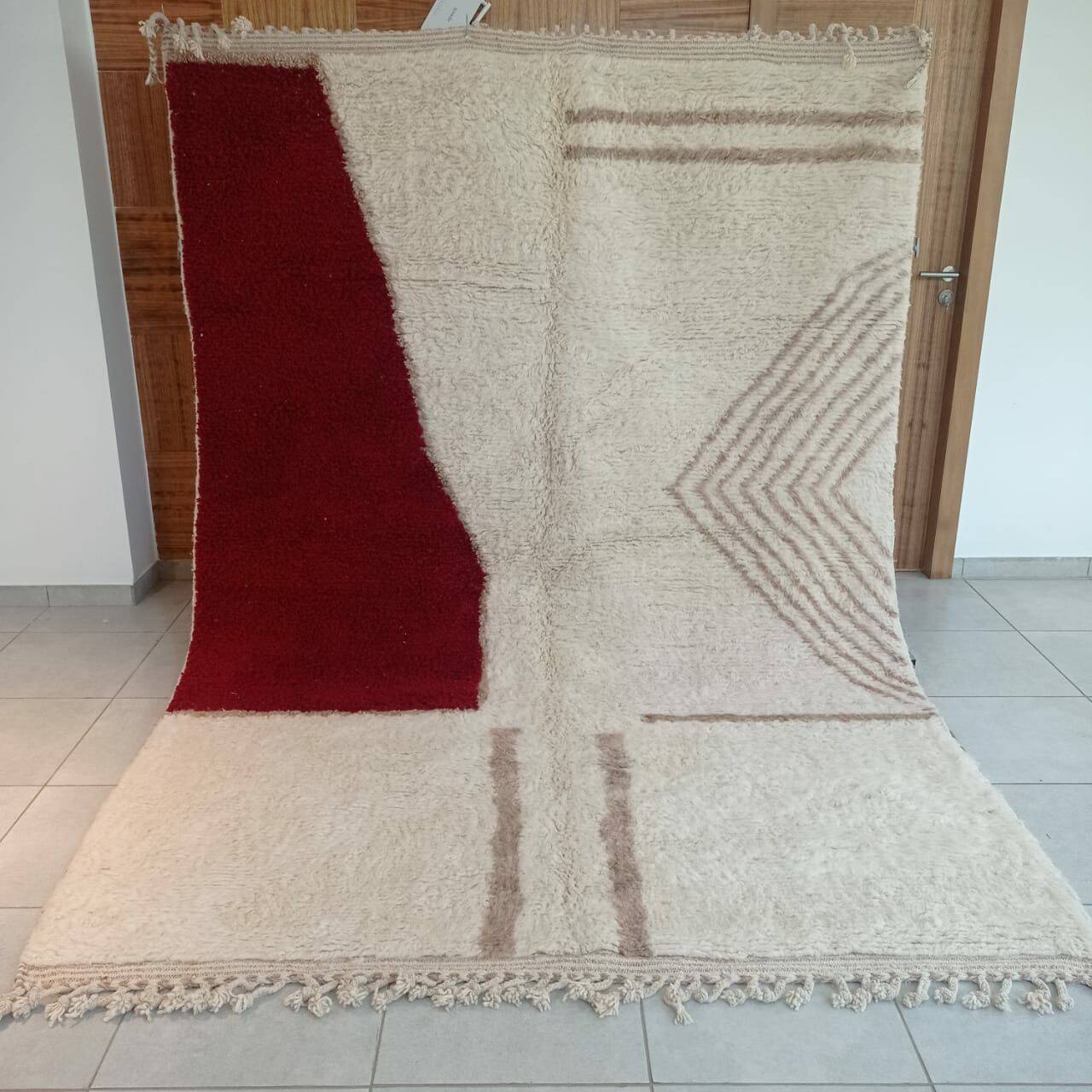 Handmade Beni Ouarain rug 300x200 cm