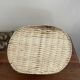 Vintage golden metal basket