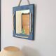 Miroir décoratif artisanal – esprit nautique 41 x 34 cm