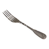 Christofle Vendome silver plated fish fork, 17.8cm