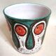 Ceramic pot or cache-pot Vallauris 1970s Height 14.2 cm