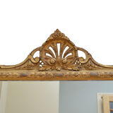 Victorian giltwood wall mirror