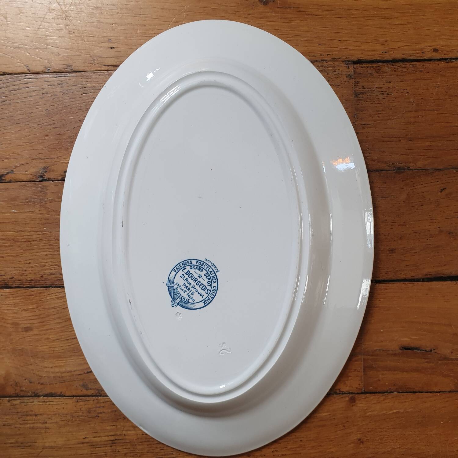 Plat oval Terre de Fer