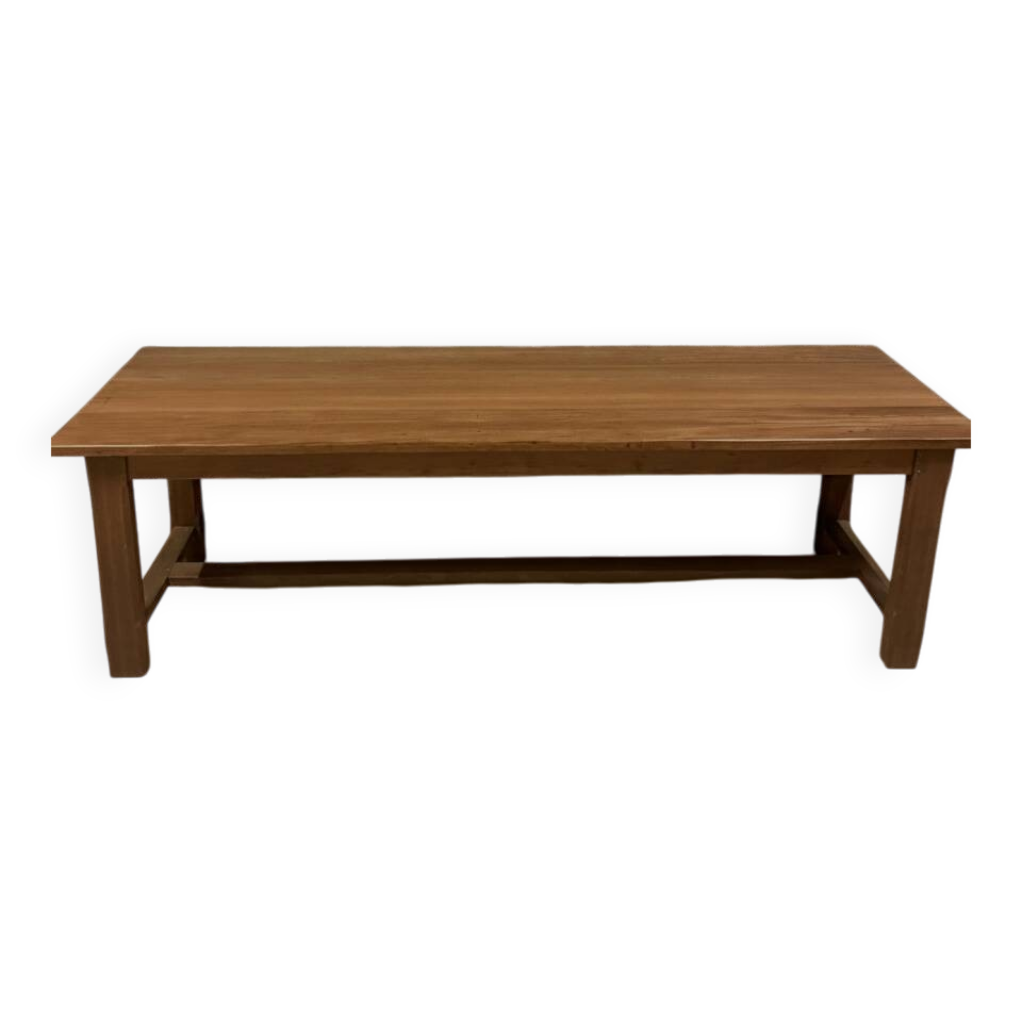 Exotic wood farmhouse table 2.6m