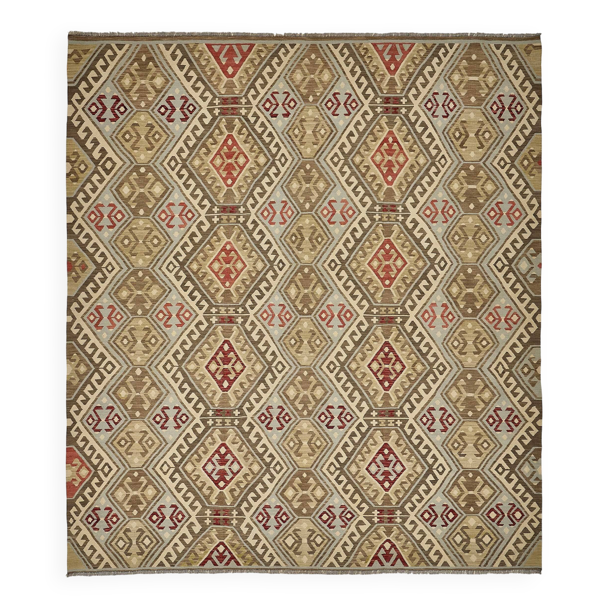 Contemporary Tribal Decorative Kilim 331 cm x 365 cm