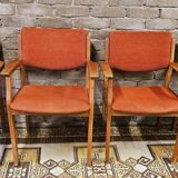 Set of 4 vintage Casala armchairs from 1970