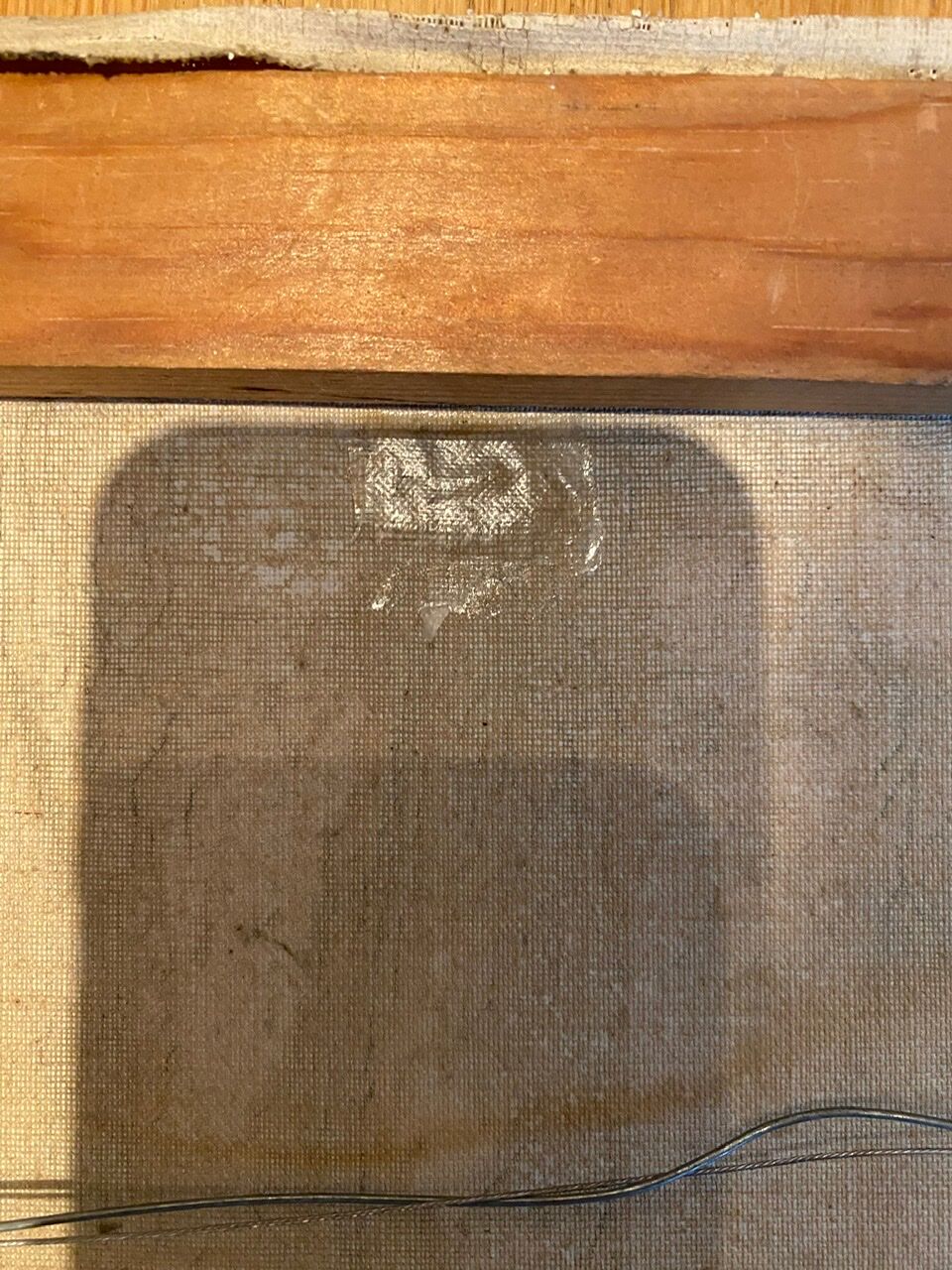 Old painting, landscape, signed, early XX century