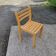 Chaise en bois massif