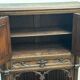 Pair of Gothic style cabinets in dark oak from the 19th century.