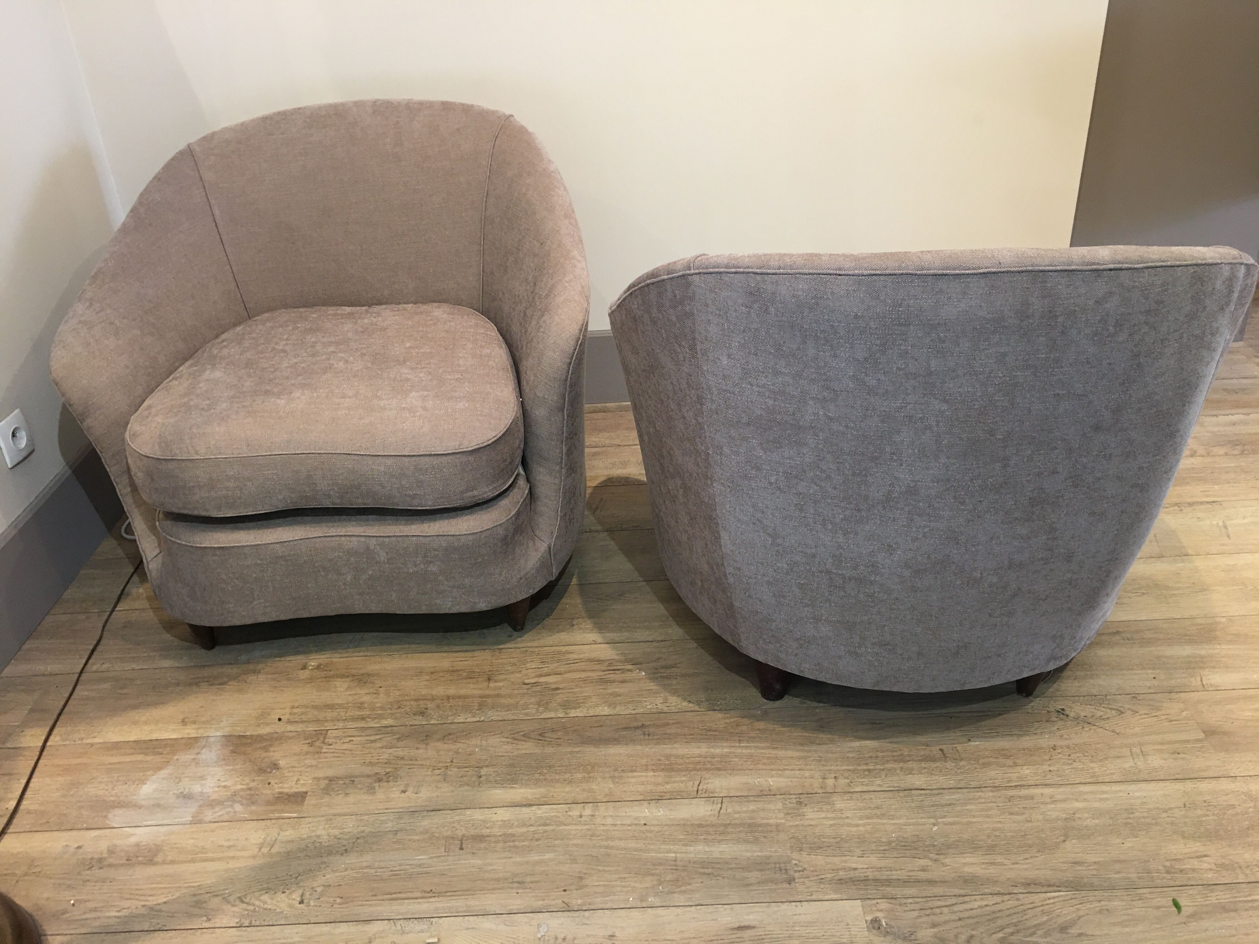 Pair of armchairs 50s