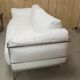 LC3 sofa by Le Corbusier, chrome and white leather