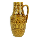 scheurich mid century VASE 1960s decor hellas ochre glaze model 423-25