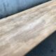 Large table 3 metres, tapered wooden legs, sanded top.
