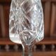 Pair of crystal and metal decanters
