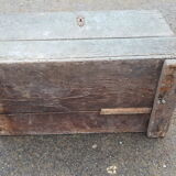 Eighteenth trunk oak patina "original