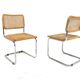 Set of 2 "B32" chairs, Marcel Breuer, Italy, 1990